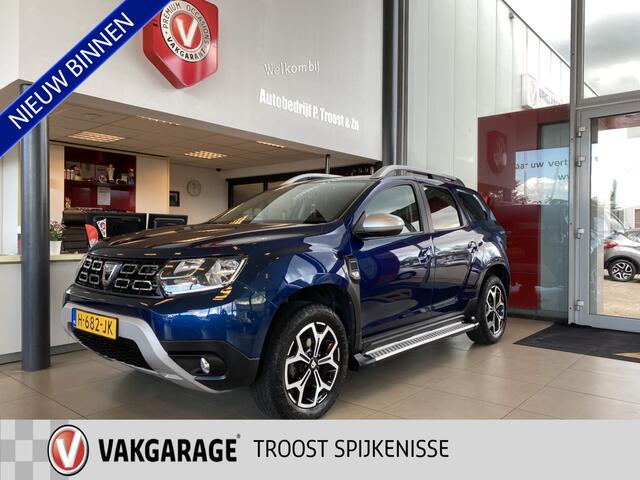 Dacia DUSTER 1.3 TCe Prestige,4WD,Trehaak,Navigatie,Rondomzichtcamera,Keyless,Parkeersensoren V&A,Spraakbediening,Airco,Cruisecontrol,Treeplankset,17 Inch Lmv
