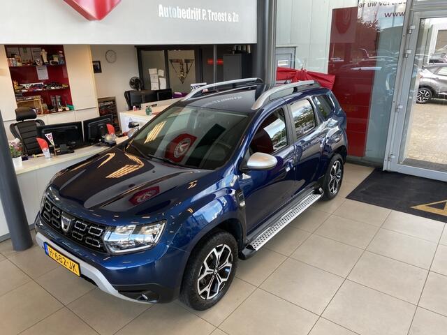 Dacia DUSTER 1.3 TCe Prestige,4WD,Trehaak,Navigatie,Rondomzichtcamera,Keyless,Parkeersensoren V&A,Spraakbediening,Airco,Cruisecontrol,Treeplankset,17 Inch Lmv