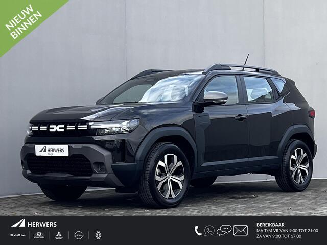 Dacia DUSTER 1.6 Hybrid 140 Expression Automaat / Dealer onderhouden / Pack Winter / Stuur- en stoelverwarming / Navigatie via Apple Carplay Android / Achteruitrijcamera / 17" LM wielen /