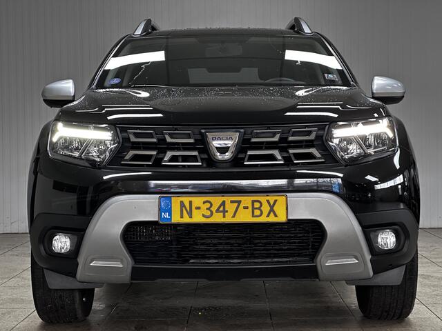 Dacia DUSTER 1.0 TCe Bi-Fuel LPG! Prestige/ DEALER ONDERHOUDEN!/ 17'' LMV/ Camera/ Extra getint glas/ LED Koplampen/ Apple + Android/ Dode-Hoek Ass./ DAB+/ Navi/ Clima/ Cruise/ Multi. LEDER. Stuur/ Mistl./ PDC.