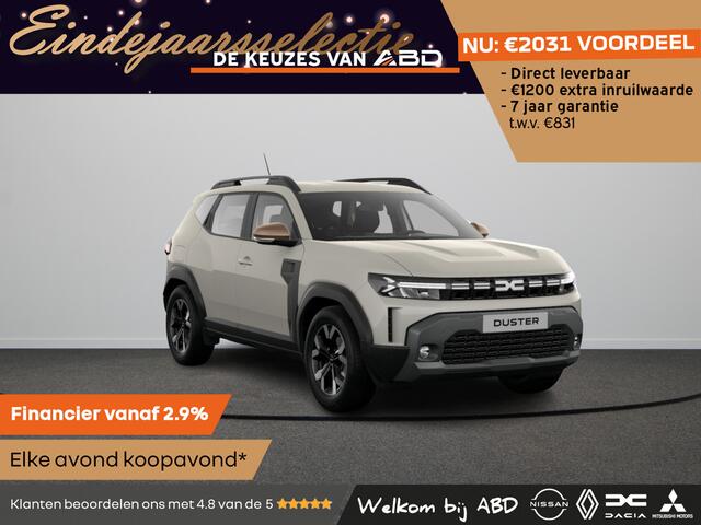 Dacia DUSTER Extreme Hybrid | Achteruitrijcamera | Cruise Control met snelheidsbegrenzer | Dacia Handsfree card voor openen, sluiten en starten zonder sleutel
