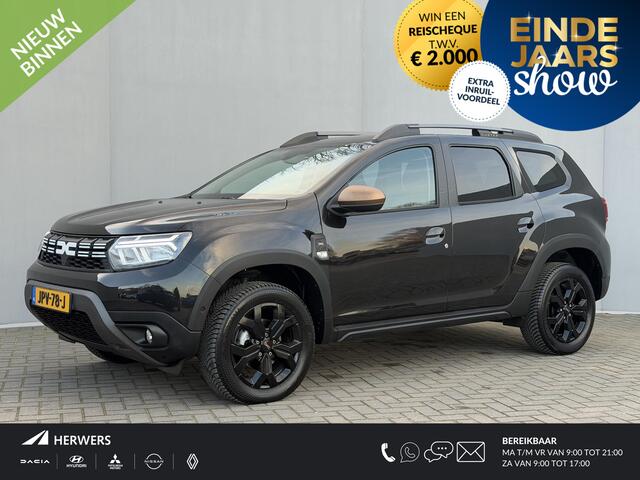 Dacia DUSTER 1.3 TCe 150 Extreme Automaat / Fabrieksgarantie tot 12-2027 / 360 Camera / Dodehoek / Navigatie / Apple Carplay & Android Auto / Stoelverwarming / Cruise / Clima / DAB / LED /