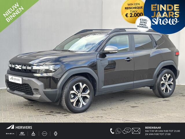 Dacia DUSTER 1.6 Hybrid 140 Expression / Fabrieksgarantie tot 06-2028<100.000 / Pack parking / Pack Winter / Draadloze telefoon lader / Apple Carplay/Android Auto / Cruise control / Climate control /