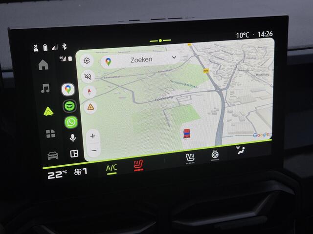 Dacia DUSTER 1.6 Hybrid 140 Journey Automaat / Fabrieksgarantie tot 04-2028 / Stoel & Stuurverwarming / 360 Graden Camera / Draadloze telefoon lader / Apple Carplay & Android Auto / Cruise Control / Climate Control / Dode Hoek Detectie /