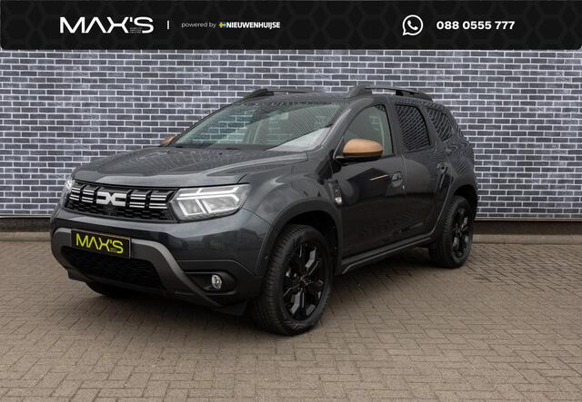 Dacia DUSTER 1.3 TCe 150 EDC Extreme | Trekhaak | 360 Graden Camera | Stoelverwarming | Climate Control | Keyless Entry | LED Koplampen | Lichtmetalen Velgen 17 inch | Navigatie | Apple Carplay | Android Auto