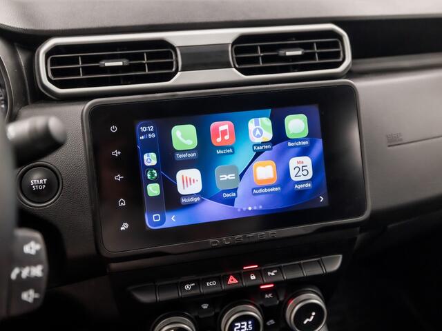 Dacia DUSTER 1.3 TCe 150 Journey 150Pk Automaat (APPLE CARPLAY, GROOT NAVI, CLIMATE, CAMERA, SPORTSTOELEN, TREKHAAK, GETINT GLAS, CRUISE, NIEUWSTAAT)