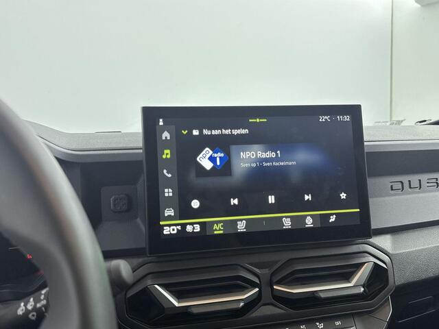 Dacia DUSTER 1.6 Hybrid 140Pk Journey | Navigatie | Stoel & Stuurverwarming | Camera Rondom | Parkeersensoren | Apple Carplay/Android Auto | Dodehoek Detectie |