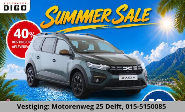 Dacia Jogger 1.0 TCe 110 EXTREME 7 ZITS GARANTIE TOT 2035* . CRUISE CONTROL . DODE HOEK DETECTIE . PARKEERSENSOREN VOOR EN ACHTER .