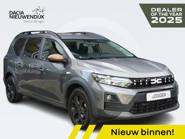 Dacia Jogger 1.8 hybrid 155 extreme 7p. AUTOMAAT / 9.000KM / NIEUWSTE MODEL / CAMERA / PDC V+A / BLINDSPOT / CRUISE / CLIMATE / KEYLESS / APPLE CARPLAY / ANDROID AUTO / DAKRAILS / 16'' LMV