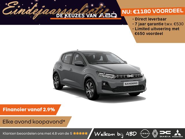 Dacia SANDERO Expression TCe 100 | Bekleding 'Expression' | Cruise Control en snelheidsbegrenzer | Dagrijverlichting