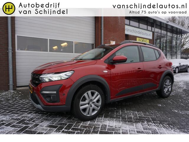 Dacia SANDERO Stepway 1.0 TCe 100 Bi-FUEL COMFORT ORIGINEEL NL KEURIGE NETTE STAAT CAMERA KEYLESS ANDROID/APPLECARPLAY NAVI CLIMA CRUISE BLUETOOTH PARKEERSENSOREN V+A 4X ELECTR.RAMEN/SPIEGELS