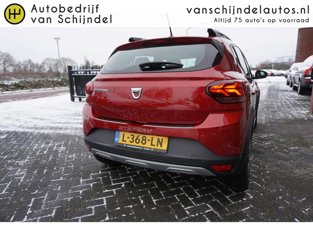 Dacia SANDERO Stepway 1.0 TCe 100 Bi-FUEL COMFORT ORIGINEEL NL KEURIGE NETTE STAAT CAMERA KEYLESS ANDROID/APPLECARPLAY NAVI CLIMA CRUISE BLUETOOTH PARKEERSENSOREN V+A 4X ELECTR.RAMEN/SPIEGELS