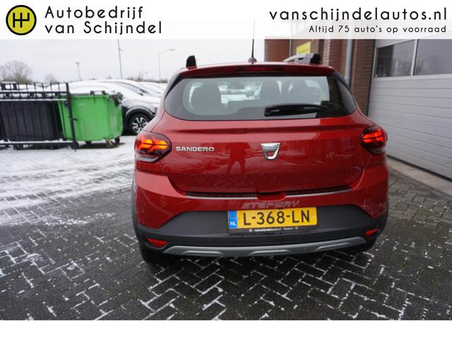 Dacia SANDERO Stepway 1.0 TCe 100 Bi-FUEL COMFORT ORIGINEEL NL KEURIGE NETTE STAAT CAMERA KEYLESS ANDROID/APPLECARPLAY NAVI CLIMA CRUISE BLUETOOTH PARKEERSENSOREN V+A 4X ELECTR.RAMEN/SPIEGELS