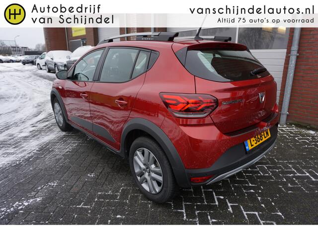 Dacia SANDERO Stepway 1.0 TCe 100 Bi-FUEL COMFORT ORIGINEEL NL KEURIGE NETTE STAAT CAMERA KEYLESS ANDROID/APPLECARPLAY NAVI CLIMA CRUISE BLUETOOTH PARKEERSENSOREN V+A 4X ELECTR.RAMEN/SPIEGELS