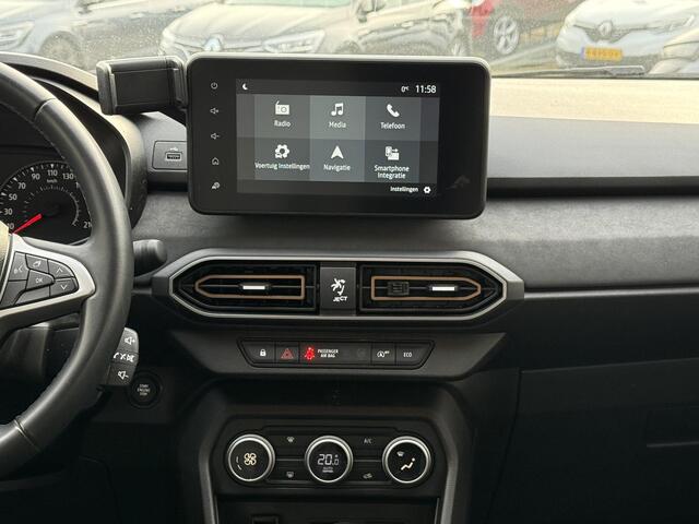 Dacia SANDERO Stepway 1.0 TCe 100 ECO-G Extreme | NAP | Trekhaak | Navigatie | Achteruitrijcamera | Climate Control | Key-less | Lichtmetaal | DAB | LED |