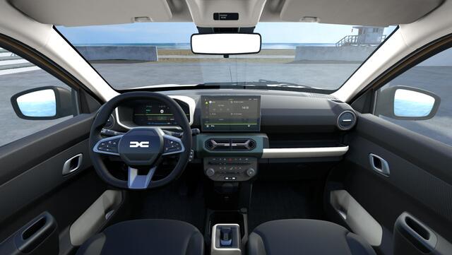 Dacia Spring Extreme 65 26.8 kWh | Opbergvak motorruimte | Camera | Navigatie | Sensoren achter | Demonstratieauto, vraag naar beschikbaarheid ! |