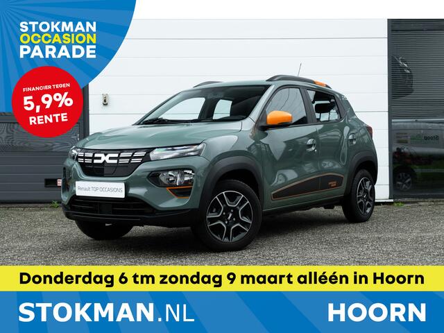 Dacia Spring Expression 27 kWh | DC Snellader | Camera achter | Navigatie | Apple CarPlay en Android auto | incl. Bovag rijklaarpakket met 12 maanden garantie