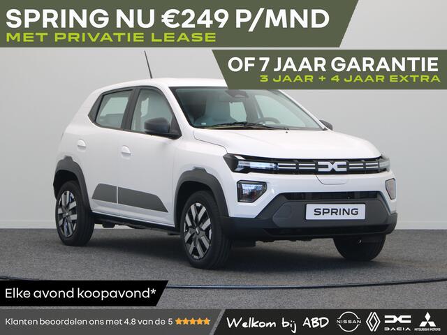 Dacia Spring Dacia Expression Electric 65 | Cruise Control met snelheidsbegrenzer | ISOFIX-bevestigingssysteem voor kinderzitjes op de buitenste zitplaatsen achter | Parkeersensoren achter met sonische weergave