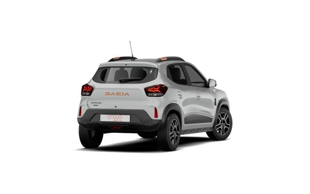 Dacia Spring Extreme | Achteruitrijcamera | Cruise Control met snelheidsbegrenzer | ISOFIX-bevestigingssysteem voor kinderzitjes op de buitenste zitplaatsen achter