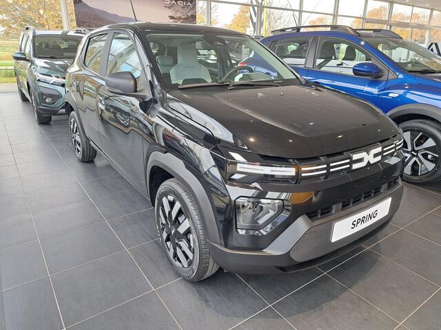 Dacia Spring Expression Black Edition 65 pk 26.8 kWh | Airco | Cruise | Media Control App | 30kW DC laden | PRIVATE LEASE VANAF ¤ 199,- !|