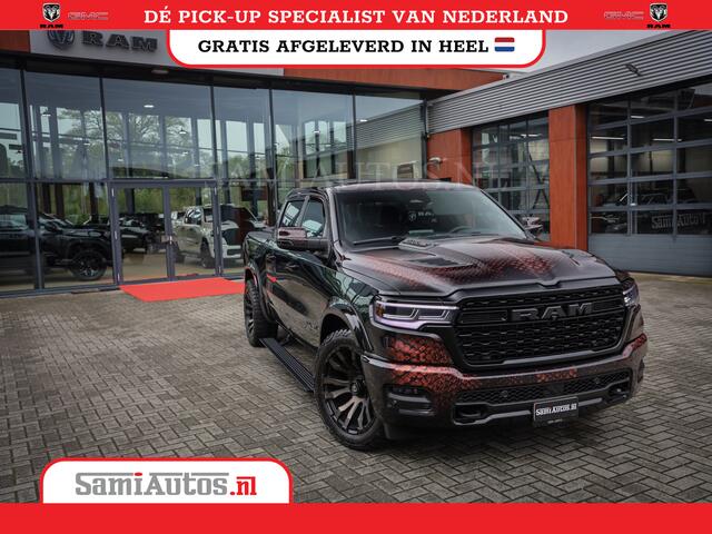 Dodge 1500 Ram COBRA EDITION | LIMITED H.O | SPORT DE MEEST LUXUEUZE PICK UP HIGH OUTPUT H.O 540PK 706 Nm 2025 | XB9 | MASSAGE | BOM VOL | CREW CAB | DUBBELE CABINE | GRIJSKENTEKEN | VOORRAAD NR 2292 - 5178 | Cobra package is meerprijs |