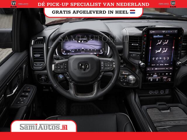 Dodge 1500 Ram COBRA EDITION | LIMITED H.O | SPORT DE MEEST LUXUEUZE PICK UP HIGH OUTPUT H.O 540PK 706 Nm 2025 | XB9 | MASSAGE | BOM VOL | CREW CAB | DUBBELE CABINE | GRIJSKENTEKEN | VOORRAAD NR 2292 - 5178 | Cobra package is meerprijs |