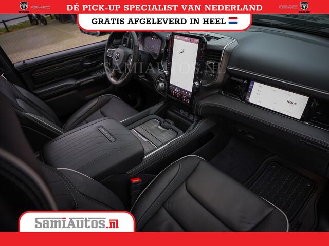 Dodge 1500 Ram COBRA EDITION | LIMITED H.O | SPORT DE MEEST LUXUEUZE PICK UP HIGH OUTPUT H.O 540PK 706 Nm 2025 | XB9 | MASSAGE | BOM VOL | CREW CAB | DUBBELE CABINE | GRIJSKENTEKEN | VOORRAAD NR 2292 - 5178 | Cobra package is meerprijs |