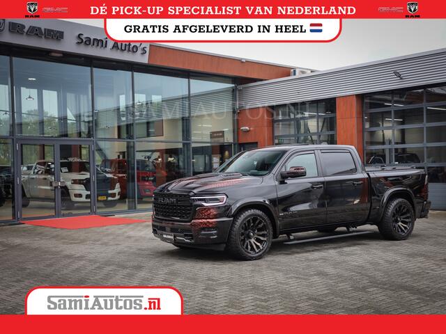 Dodge 1500 Ram COBRA EDITION | LIMITED H.O | SPORT DE MEEST LUXUEUZE PICK UP HIGH OUTPUT H.O 540PK 706 Nm 2025 | XB9 | MASSAGE | BOM VOL | CREW CAB | DUBBELE CABINE | GRIJSKENTEKEN | VOORRAAD NR 2292 - 5178 | Cobra package is meerprijs |
