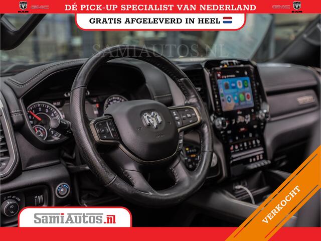 Dodge 1500 Ram SPORT | MARGE BTW VRIJ | MWK KLEP | ADAPTIVE CRUISE | 5.7 V8 HEMI 4X4 | PANORAMA DAK | 360 CAMERA RONDOM ZICHT | DUBBELE CABINE | 5 PERSOONS | LET OP! UNIEK BTW VRIJ MARGE !