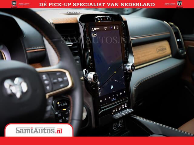 Dodge 1500 RAM LongHorn | 5.7 V8 Black Ops | Speciale Editie Bruin Leder | De Luxe van een Limited | Comfortabele Dubbele Cabine met Royale 5 Zitplaatsen | BPM vrij | Nu Leverbaar uit Voorraad | Voorraad Nr 2204 - 9644