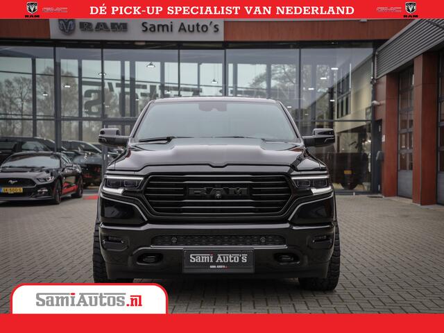 Dodge 1500 RAM LongHorn | 5.7 V8 Black Ops | Speciale Editie Bruin Leder | De Luxe van een Limited | Comfortabele Dubbele Cabine met Royale 5 Zitplaatsen | BPM vrij | Nu Leverbaar uit Voorraad | Voorraad Nr 2204 - 9644