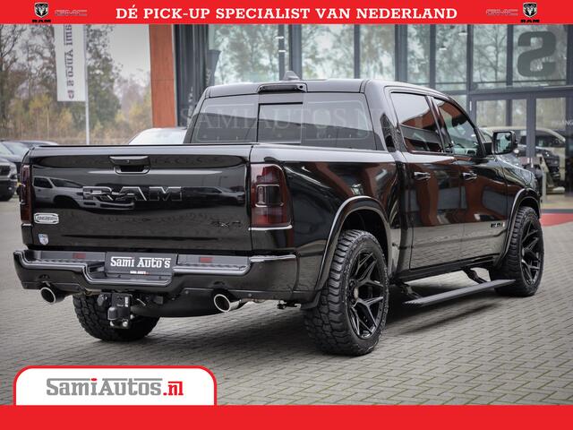 Dodge 1500 RAM LongHorn | 5.7 V8 Black Ops | Speciale Editie Bruin Leder | De Luxe van een Limited | Comfortabele Dubbele Cabine met Royale 5 Zitplaatsen | BPM vrij | Nu Leverbaar uit Voorraad | Voorraad Nr 2204 - 9644