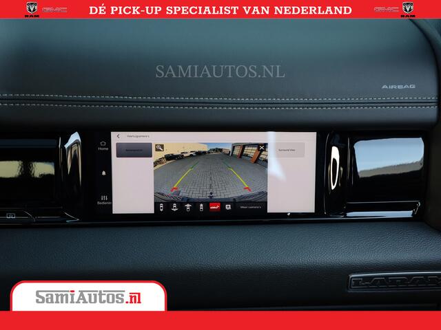 Dodge 1500 RAM Night Premium | Full Option | De Meest Luxe Pick-Up in zijn Klasse | Comfortabele Dubbele Cabine met Royale 5 Zitplaatsen | BPM vrij | Nu Leverbaar uit Voorraad | Voorraad Nr 2230 - 8765