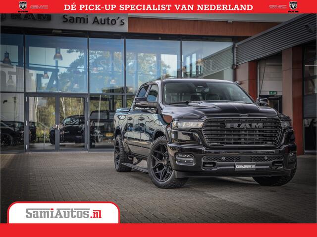 Dodge 1500 RAM Night Premium | Full Option | De Meest Luxe Pick-Up in zijn Klasse | Comfortabele Dubbele Cabine met Royale 5 Zitplaatsen | BPM vrij | Nu Leverbaar uit Voorraad | Voorraad Nr 2282 - 3332