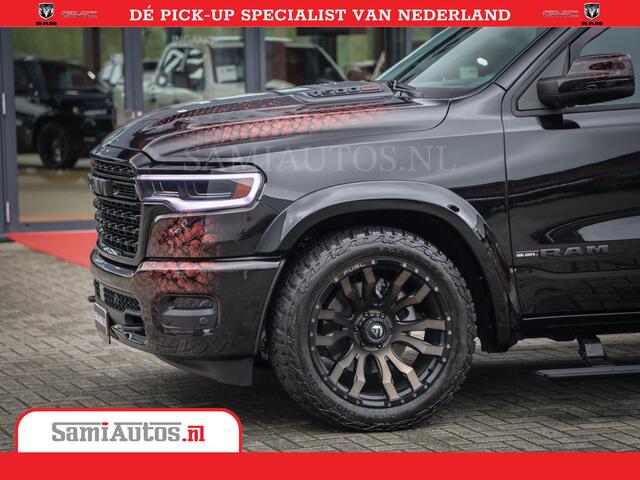Dodge 1500 Ram COBRA EDITION | Limited Night High Output 540HP 706Nm | Massage + Full Option | De Meest Luxe en Volle Pick-Up in zijn Klasse | Comfortabele Dubbele Cabine met Royale 5 Zitplaatsen | BPM vrij | Nu Leverbaar uit Voorraad | Voorraad Nr 2368 - 5452 | Co