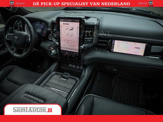 Dodge 1500 Ram Limited Night High Output 540HP 706Nm | Massage + Full Option | De Meest Luxe en Volle Pick-Up in zijn Klasse | Comfortabele Dubbele Cabine met Royale 5 Zitplaatsen | BPM vrij | Nu Leverbaar uit Voorraad | Voorraad Nr 2325 - 5148