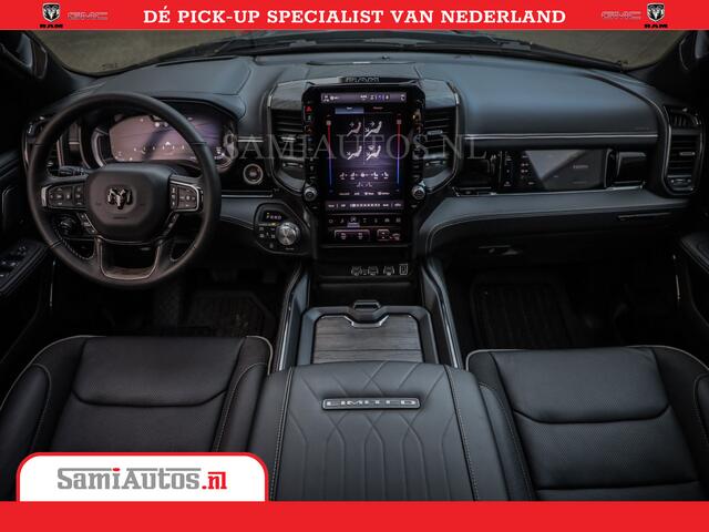 Dodge 1500 Ram Limited Night High Output 540HP 706Nm | Massage + Full Option | De Meest Luxe en Volle Pick-Up in zijn Klasse | Comfortabele Dubbele Cabine met Royale 5 Zitplaatsen | BPM vrij | Nu Leverbaar uit Voorraad | Voorraad Nr 2325 - 5148