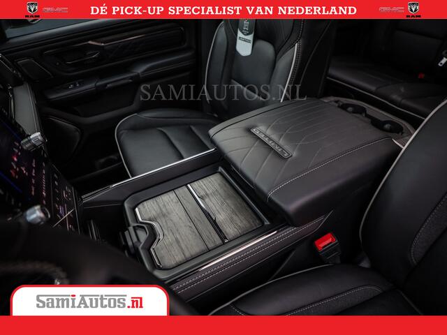 Dodge 1500 Ram Limited Night High Output 540HP 706Nm | Massage + Full Option | De Meest Luxe en Volle Pick-Up in zijn Klasse | Comfortabele Dubbele Cabine met Royale 5 Zitplaatsen | BPM vrij | Nu Leverbaar uit Voorraad | Voorraad Nr 2337 - 7694