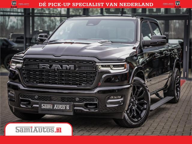 Dodge 1500 Ram LIMITED H.O | 540 PK | Z.G.A.N | DEZE RAM BESCHIKT OVER ALLE BESCHIKBARE OPTIES | Comfortabele Dubbele Cabine met Royale 5 Zitplaatsen | BPM vrij | Nu Leverbaar uit Voorraad | Voorraad Nr 2265 - V77JVF
