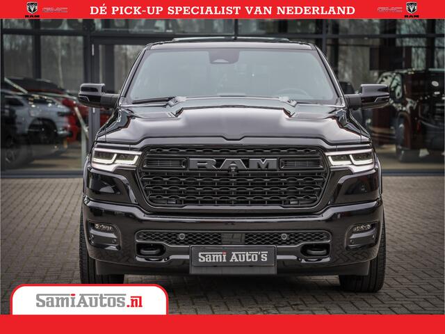 Dodge 1500 Ram LIMITED H.O | 540 PK | Z.G.A.N | DEZE RAM BESCHIKT OVER ALLE BESCHIKBARE OPTIES | Comfortabele Dubbele Cabine met Royale 5 Zitplaatsen | BPM vrij | Nu Leverbaar uit Voorraad | Voorraad Nr 2265 - V77JVF