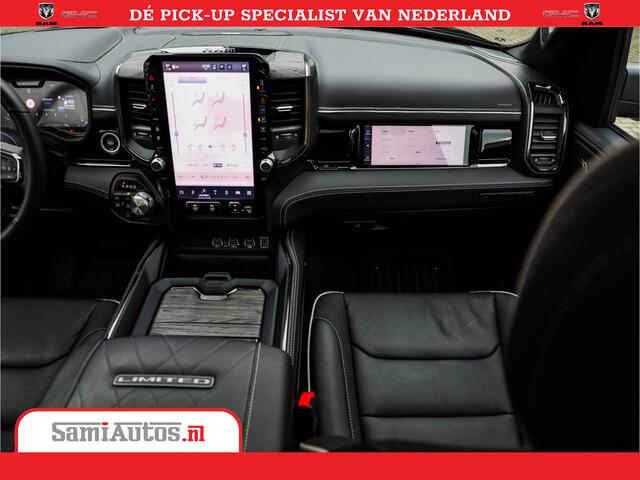 Dodge 1500 Ram LIMITED H.O | 540 PK | Z.G.A.N | DEZE RAM BESCHIKT OVER ALLE BESCHIKBARE OPTIES | Comfortabele Dubbele Cabine met Royale 5 Zitplaatsen | BPM vrij | Nu Leverbaar uit Voorraad | Voorraad Nr 2265 - V77JVF