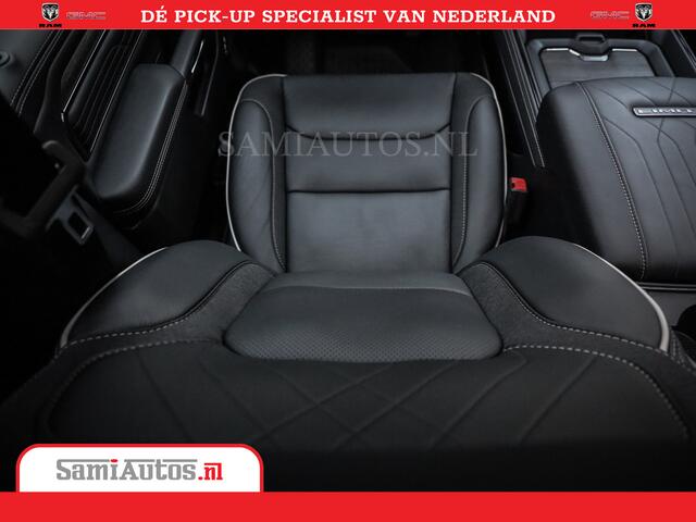 Dodge 1500 Ram Limited Night High Output 540HP 706Nm | Massage + Full Option | De Meest Luxe en Volle Pick-Up in zijn Klasse | Comfortabele Dubbele Cabine met Royale 5 Zitplaatsen | BPM vrij | Nu Leverbaar uit Voorraad | Voorraad Nr 2349 - 5159