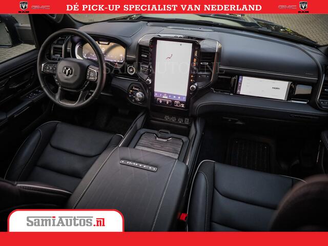 Dodge 1500 Ram Limited Night High Output 540HP 706Nm | Massage + Full Option | De Meest Luxe en Volle Pick-Up in zijn Klasse | Comfortabele Dubbele Cabine met Royale 5 Zitplaatsen | BPM vrij | Nu Leverbaar uit Voorraad | Voorraad Nr 2352 - 7649