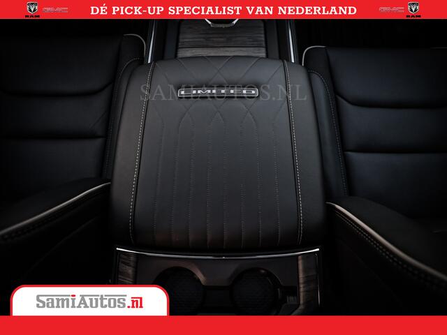 Dodge 1500 Ram Limited Night High Output 540HP 706Nm | Massage + Full Option | De Meest Luxe en Volle Pick-Up in zijn Klasse | Comfortabele Dubbele Cabine met Royale 5 Zitplaatsen | BPM vrij | Nu Leverbaar uit Voorraad | Voorraad Nr 2352 - 7649