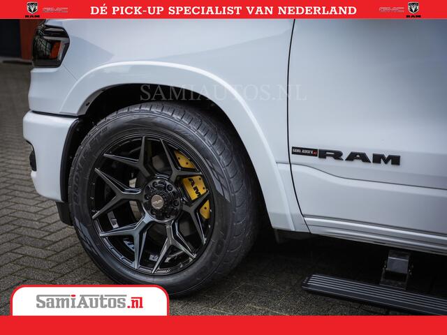 Dodge 1500 Ram Limited Night High Output 540HP 706Nm | Massage + Full Option | De Meest Luxe en Volle Pick-Up in zijn Klasse | Comfortabele Dubbele Cabine met Royale 5 Zitplaatsen | BPM vrij | Nu Leverbaar uit Voorraad | Voorraad Nr 2352 - 7649