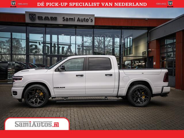 Dodge 1500 Ram Limited Night High Output 540HP 706Nm | Massage + Full Option | De Meest Luxe en Volle Pick-Up in zijn Klasse | Comfortabele Dubbele Cabine met Royale 5 Zitplaatsen | BPM vrij | Nu Leverbaar uit Voorraad | Voorraad Nr 2352 - 7649