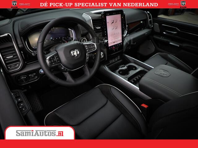Dodge 1500 RAM Laramie Night | Face Lift | 420Pk 636 Nn | Extra Groot Scherm + Passagiers Scherm | Comfortabele Dubbele Cabine met Royale 5 Zitplaatsen | BPM vrij | Nu Leverbaar uit Voorraad | Voorraad Nr 2220 - 5039
