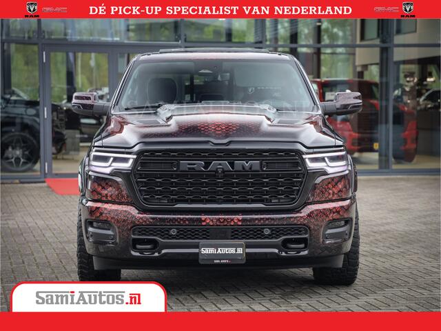 Dodge 1500 Ram COBRA EDITION | Limited Night High Output 540HP 706Nm | Massage + Full Option | De Meest Luxe en Volle Pick-Up in zijn Klasse | Comfortabele Dubbele Cabine met Royale 5 Zitplaatsen | BPM vrij | Nu Leverbaar uit Voorraad | Voorraad Nr 2292 - 5178 | Cob