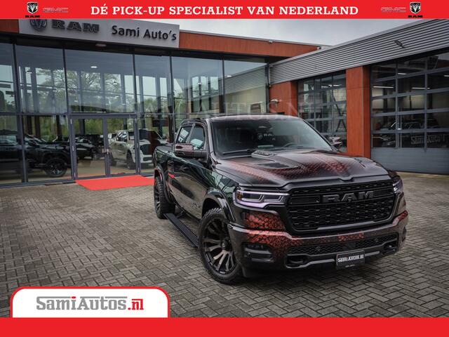 Dodge 1500 Ram COBRA EDITION | Limited Night High Output 540HP 706Nm | Massage + Full Option | De Meest Luxe en Volle Pick-Up in zijn Klasse | Comfortabele Dubbele Cabine met Royale 5 Zitplaatsen | BPM vrij | Nu Leverbaar uit Voorraad | Voorraad Nr 2292 - 5178 | Cob