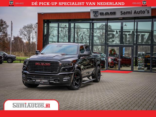 Dodge 1500 RAM Night Premium | Full Option | De Meest Luxe Pick-Up in zijn Klasse | Comfortabele Dubbele Cabine met Royale 5 Zitplaatsen | BPM vrij | Nu Leverbaar uit Voorraad | Voorraad Nr 2200 - 0886